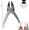 The Beadsmith Chain Nose Parallel Pliers with Spring, Flat Grip for Jewelry Making, Wirework & Repair